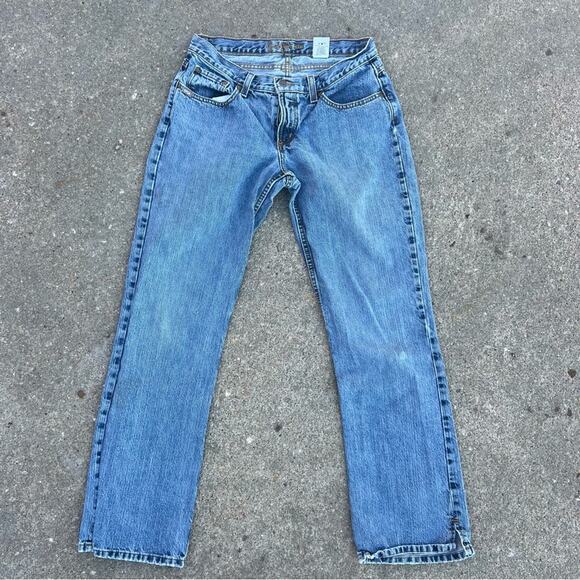 Y2K Cruel Girl 9R Relaxed Fit Boot Cut Blue Denim Jeans - Picture 2 of 8